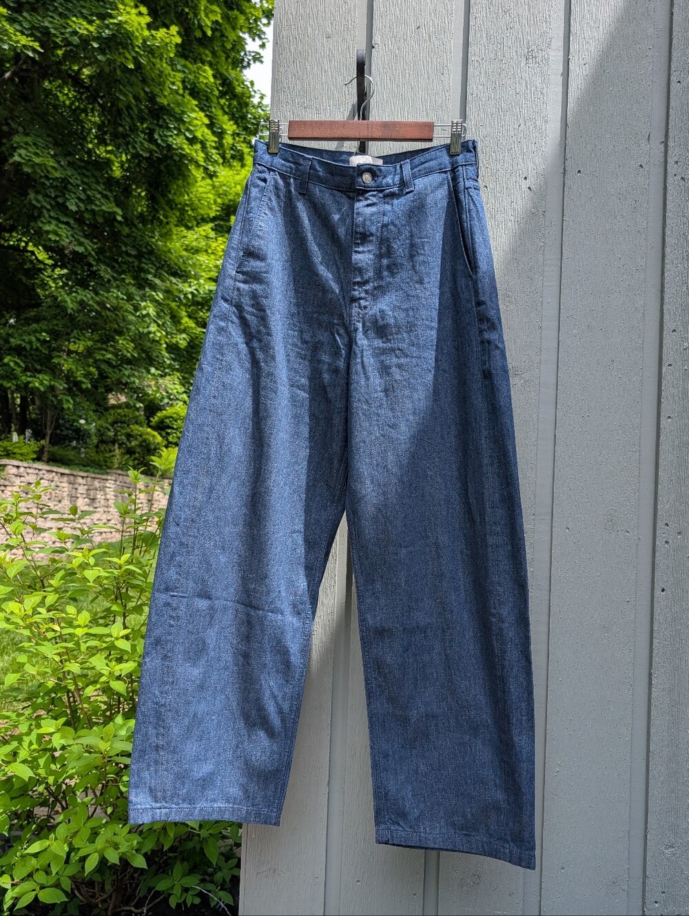 COS High-Rise Wide-Leg Denim Jeans - Blue